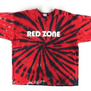 Vintage Adidas Red Zone Tye Dye Soccer tee